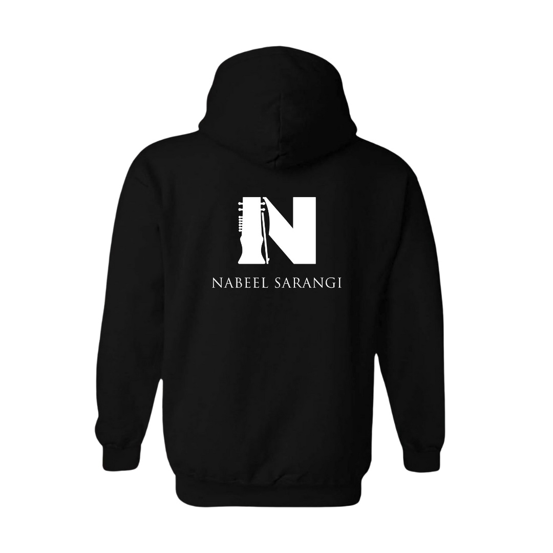 Nabeel Sarangi Logo Black Hoodie