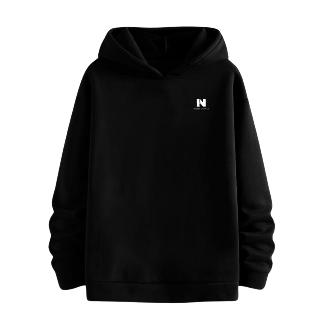 Nabeel Sarangi Logo Black Hoodie