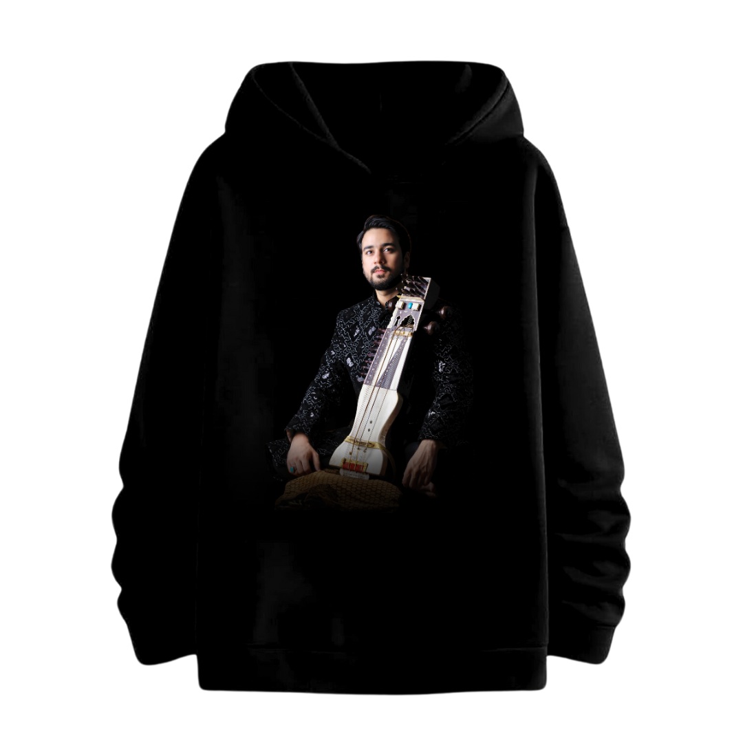 Nabeel Sarangi Logo Black Hoodie